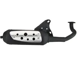 Tecnigas Silent Pro Auspuff für Minarelli Roller - Auspuffanlage für Minarelli liegend, optimiert für leisen Betrieb und verbesserte Leistung, ideal für Aerox, Nitro, F12, MachG und Jog.