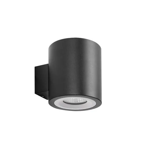Brumberg Leuchten Wand-Anbaumodul rund 45207560 - Praktisches Wand-Anbaumodul in modernem Schwarz/Weiß, ideal für die Anbaumontage. Aus robustem Aluminium gefertigt und mit einem austauschbaren LED-Leuchtmittel ausgestattet.