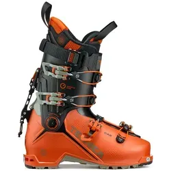 Tecnica Zero G Tour Pro - Dusk Orange 29/29.5 - Skischuhe für Skitourengeher, optimiert für höchste Abfahrtsperformance mit 130er Flex und verbesserter Stabilität durch 3D-Rahmenkonstruktion.