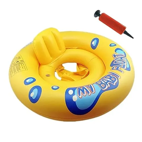 Baby Schwimmring - Aufblasbare Schwimmhilfe für Kleinkinder - Aufblasbarer Baby Schwimmring aus hochwertigem PVC, mit bequemer Rückenlehne für optimale Schwimmhaltung. Ideal für eine sichere und angenehme Zeit im Wasser für Kinder von 3 bis 36 Monaten.