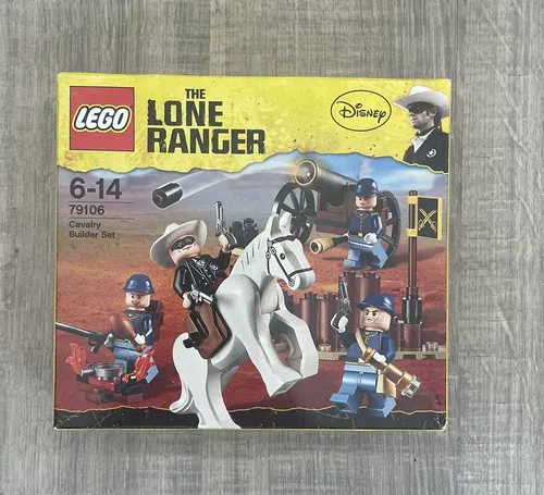 LEGO® Lone Ranger Kavallerie Set 79106 - Tauche ein in das Abenteuer mit dem LEGO® Lone Ranger Kavallerie Set! Enthält 4 Minifiguren, ein Pferd und eine Abwehrmauer – ideal für spannende Nachstellungen. Perfekt für kreative Bauprojekte und Rollenspiele!