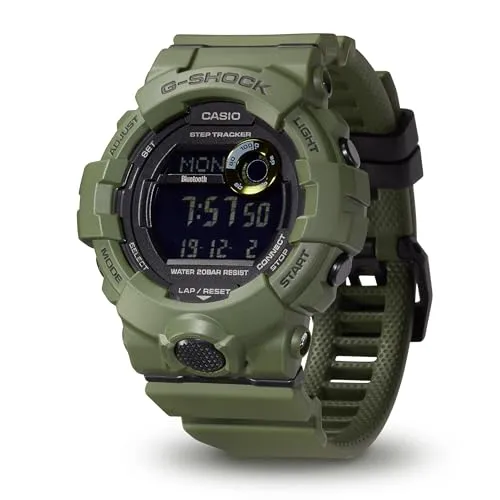 CASIO G-SHOCK Digitaluhr GBD-800UC-3ER - Armbanduhren mit Bluetooth®-Technologie für kabellosen Datenaustausch, wasserdicht bis 20 Bar und mit integriertem Step Tracker für aktive Nutzer.