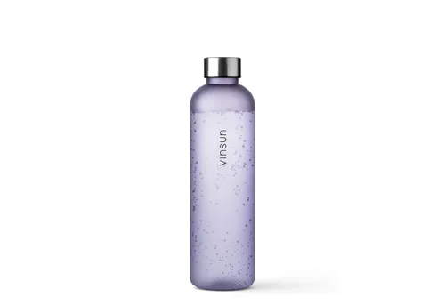 Vinsun Trinkflasche Tritan Wasserflasche 650ml - Sportflasche Kohlensäure geeignet, Auslaufsicher, BPA frei, bruchsicher, geruchs- und geschmacksneutral