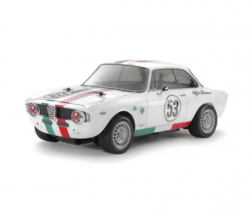 TAMIYA 58732 1:10 RC Alfa Romeo Giulia Sprint - Bausatz für Modellbau - RC-Modelle - Der TAMIYA Bausatz des Alfa Romeo Giulia Sprint GTA im Maßstab 1:10 bietet originalgetreue Details und individuelle Lackierungsmöglichkeiten für kreativen Bau- und Fahrspaß.