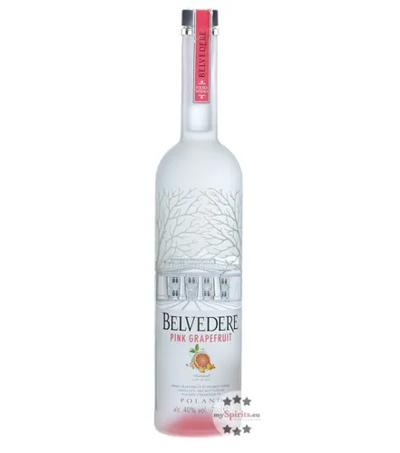 Belvedere Pink Grapefruit Vodka 700ml - Fruchtiger Wodka mit Grapefruitgeschmack, ideal für erfrischende Cocktails und besondere Anlässe. Jetzt bequem bei mySpirits bestellen!
