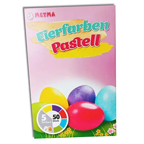 Eierfarben Flüssigfarbe zum Kaltfärben gelb, lila, blau, grün, rot PASTELL - Ostereierfarbe Eierfarbe Ostern