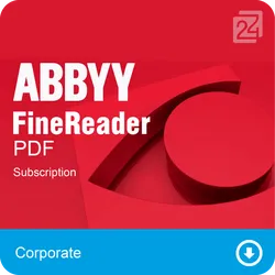 Abbyy FineReader PDF Corporate - Lifetime Lizenz für Windows 10/11 - Digitale Vollversion für Dokumenten-Management, ideal für effizientes Arbeiten im Büro, keine Abo-Kosten und unterstützt zahlreiche Sprachen.