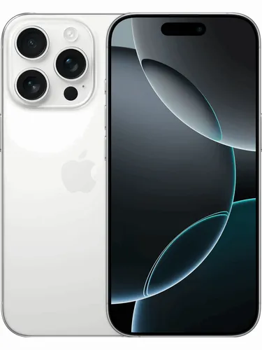 iPhone 16 Pro 128GB - Titan Weiß, iOS, NON DEP - Handys ohne Vertrag mit leistungsstarkem A17 Bionic Chip für herausragende Leistung und beeindruckende Kamerafunktionen.