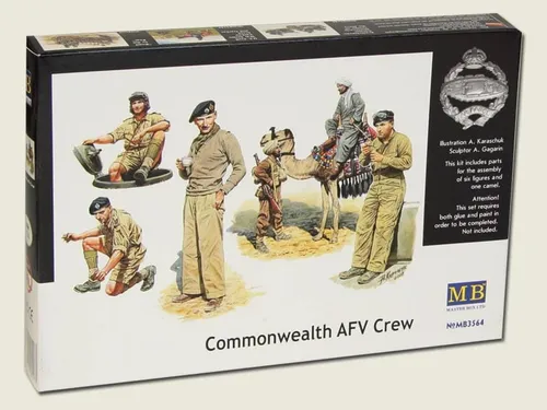 Commonwealth AFV Crew (Noth Africa 1942-1943) / 1:35 - Masterbox 3564