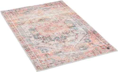 Tom Tailor Badteppich Oriental, mehrfarbig - Hochwertiger Synthetik Badteppich in mehrfarbigen Designs, ideal für ein stilvolles Badezimmer. Maße: 60 cm breit, 0,7 cm hoch. Perfekt für jeden Badstil!