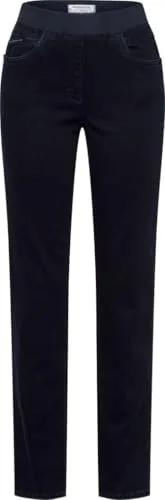 Raphaela by Brax Style Pamina Schlupfhose - Slim Fit Schlupfhose aus elastischer Denim-Qualität mit hochwertigem Baumwollstretch und elastischem Dehnbund, veredelt mit Swarovski-Elements für einen besonderen Look.