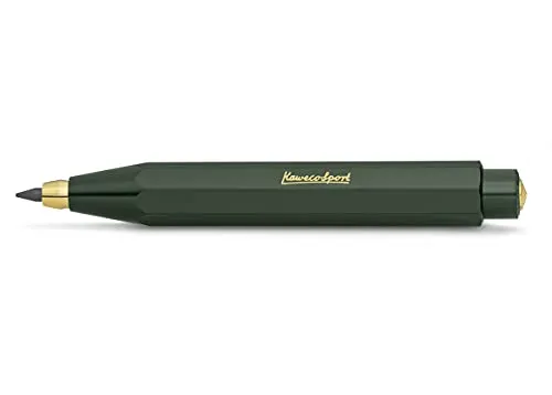Kaweco CLASSIC SPORT Fallbleistift Green 3.2 mm 5B - Hochwertiger Minenbleistift im klassischen Design mit angenehmer Haptik. Ideal für unterwegs und perfekt für grafisches sowie technisches Zeichnen.