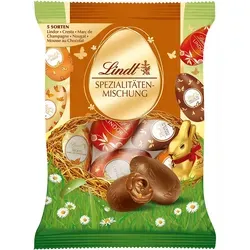 Lindt und Sprüngli Spezialitäten Oster Eier Beutel 90g 3er Pack - Genießen Sie die feinen Lindt Oster Eier mit zarter Schokolade. Ideal zum Verschenken oder für Ihr Osternest. 5 köstliche Sorten in einem praktischen Beutel!