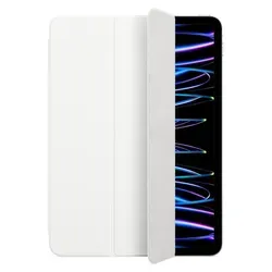 Apple Smart Folio für 11" iPad Pro 3. Generation - Weiß - Taschen & Hüllen, flexible Faltbare Folio-Tasche aus hochwertigem Polyurethan, perfekt für den Schutz und die Nutzung Ihres iPad Pro.