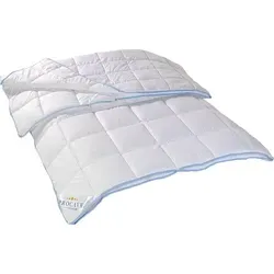 PROCAVE TopCool 4 Jahreszeiten Bettdecke 200x220 cm - Bettdecken für das ganze Jahr – atmungsaktive, kochfeste Steppdecke mit Druckknöpfen für optimalen Schlafkomfort, ideal bei starkem Schwitzen und schnell wieder einsatzbereit.