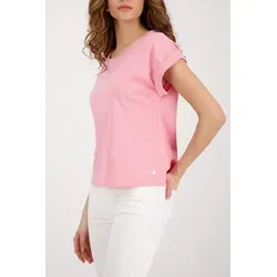 Monari T-Shirt aus 100% Baumwolle - Basic-T-Shirt mit kurzen Ärmeln und modischen Aufschlägen, ideal für vielseitige Outfits und täglichen Komfort.