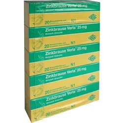 ZINKBRAUSE Verla 25 mg Brausetabletten, 100 Stück - ZINKBRAUSE Verla 25 mg Brausetabletten in praktischer Packung, ideal zur Unterstützung der täglichen Ernährung. Günstig und sicher bei Fliegende-Pillen.de.