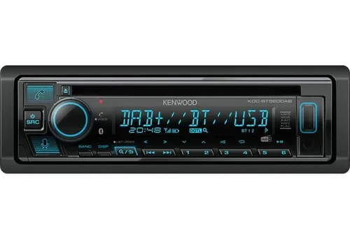 Kenwood KDC-BT560DAB Autoradio - Autoradio mit Bluetooth-Freisprecheinrichtung und DAB+ Empfänger für erstklassigen Klang; ideal für Musikliebhaber und sicheres Fahren.