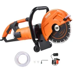 VEVOR 2000W Betonsäge - Trennschneider mit 23cm Klingenlänge, ergonomischer Griff für saubere und nasse Schnitte