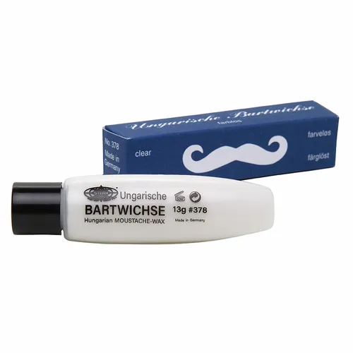 Stern ungarische Bartwichse farblos - Friseurqualität - Frisierprodukte: Transparente Bartwichse in Friseurqualität, perfekt für ein gepflegtes und stylisches Bart-Management.