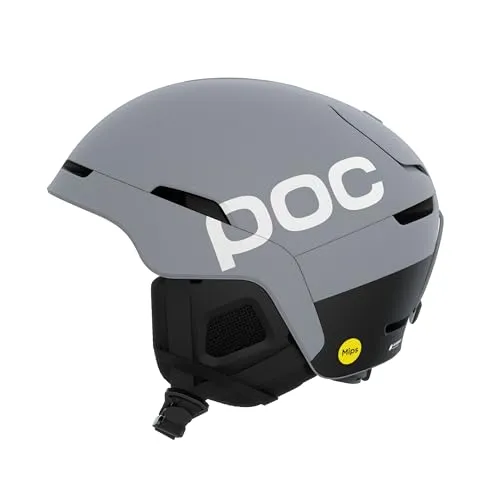 POC Obex BC MIPS Skihelm - Größe 51-54CM, grau - Skitourenhelme: Extrem robuster Freeride Skihelm mit NFC Chip, Aramid Panelen und MIPS für optimale Sicherheit im Backcountry.