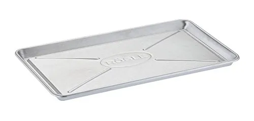 RÖSLE Barbecue Universalschale 36x20 cm - Grillschalen aus hochwertigem Edelstahl 18/10, ideal zum Marinieren und Servieren. Perfekt für Gas- und Kohlegrills, fängt überschüssiges Fett auf und verhindert Fettbrände.