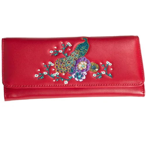 Dancing Days Vintage Rockabilly Geldbeutel Portemonnaie Geldbörse - Mayuree Rot