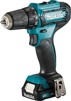 Makita DF333DWAE Akkuschrauber, 12 V - Akkuschrauber mit 12 V, ideal für präzise Arbeiten, leicht und handlich mit 30 Nm Drehmoment für effektives Schrauben und Bohren.