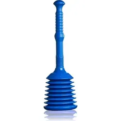 TURBO PRODUKTE Turbo Stampfer Blau - Effizienter Pömpel mit maximaler Saugkraft - Der Turbo Stampfer beseitigt Verstopfungen in Toiletten, Waschbecken und Duschen effizient. Mit 10-fachem Ansaugvolumen und ergonomischem Design ist er langlebig und benutzerfreundlich.
