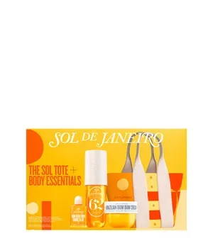 Sol de Janeiro The Sol Tote & Body Essentials Körperpflegeset - Ganzkörperpflege mit Limited Edition Sommer Tote Bag für straffende Body Routine. Intensive Pflege mit Bum Bum Body Firmeza Oil und Brazilian Bum Bum® Cream für sichtbar straffere Haut und unwiderstehlichen Duft.
