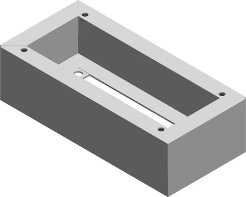 ABL EMC9997 Sockel für Ladesäulen eMC2 - Wallboxen Einbausockel mit 100 mm Höhe, ideal für bündige Montage der eMC2 Ladesäulen, sorgt für stabilen Halt und ansprechende Optik.