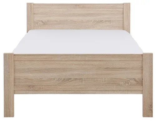 Priess Bett Husum – Komfortables Rahmenbett für Jugendzimmer - Hochwertiges Bett für erholsamen Schlaf im Jugendzimmer. Teilmontiert für schnellen Aufbau, aus formstabilem Holzwerkstoff und gefertigt in Deutschland.