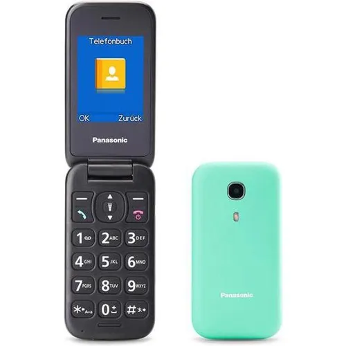 Panasonic KX-TU400EXC Seniorenhandy - Handy für Senioren mit SOS-Notruftaste und großen Tasten, ideal für Sicherheit und einfache Nutzung.