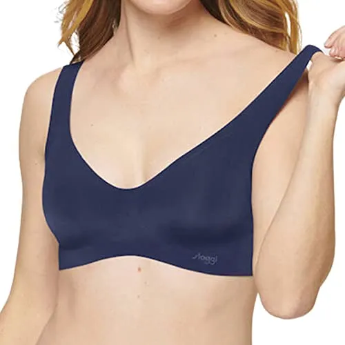 Sloggi Damen sloggi ZERO Feel Bralette EX - TRUE NAVY, XS - Klassische BHs für Damen mit absoluter Bewegungsfreiheit, bügellosem Design und innovativer Dot-Bonding Technologie für nahtlosen Tragekomfort.