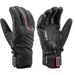 Leki HS Falcon 3D Skihandschuhe – Winterhandschuhe für optimale Wärme - Hochwertige Winterhandschuhe in Größe 7,5 und in Schwarz-Rot. Ideal für kalte Tage, bieten sie hervorragenden Tragekomfort und Schutz beim Skifahren.