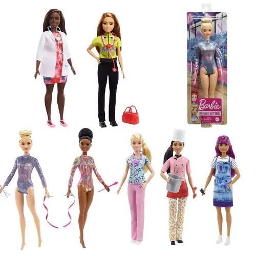 Barbie Core Career Doll Assortment - Vielfältige Barbie Puppen in Berufskostümen mit passendem Zubehör, ideal für kreative Rollenspiele und das Entdecken großer Träume!