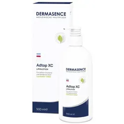 Dermasence Adtop XC Lipidlotion 500 ml - Intensivpflege für trockene Haut - Hautpflege für trockene & sensible Haut, mit Squalan und Johanniskraut-Extrakt für starken Schutz und Beruhigung. Ideal für Kinder ab 3 Jahren, parfümfrei und vegan.
