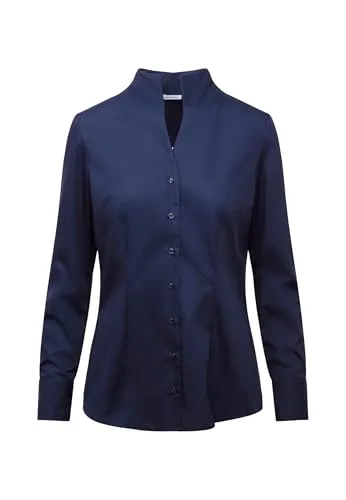 Seidensticker Damen City Bluse - Bügelfrei & Slim Fit, Dunkelblau, Größe 38 - Elegante Damenbluse für Büro und Freizeit, bügelfrei und atmungsaktiv für optimalen Tragekomfort. Die Slim Fit-Form betont die feminine Silhouette und bietet vielseitige Stylingmöglichkeiten.