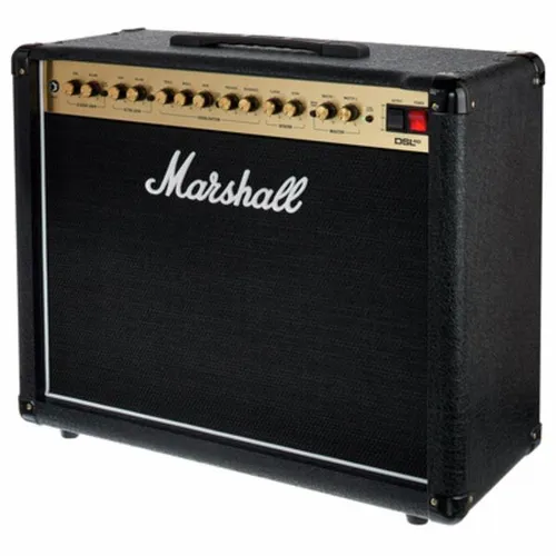 Marshall DSL40CR Bass-Combo - Vielseitiger 40W Röhrenverstärker mit zwei Kanälen, ideal für kraftvollen Sound und Bühnenauftritte.
