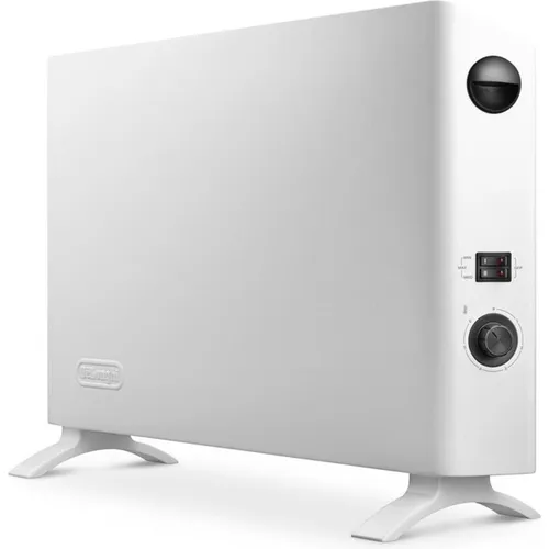 De’Longhi HSX 2320 Slim Style Heizung - 2000W Konvektor für effiziente Wärme - Heizkörper für Innenräume bis 60 m³, 3 Heizstufen und modernes Design in Weiß. Ideal für schnelle und gleichmäßige Wärmeverteilung.