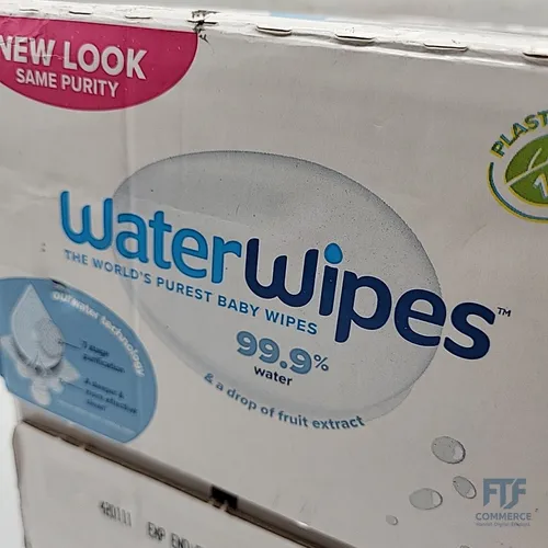 WaterWipes Sensitive+ Newborn & Baby Wipes, Feuchttücher für Neugeborene und Bab