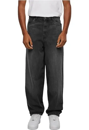 Urban Classics Herren Jeans Heavy Ounce Baggy Fit - Herren-Jeanshosen mit entspanntem Loose Fit und weiten Beinen, stone washed für einen coolen Vintage-Look – ideal für lässige Anlässe und Streetwear-Liebhaber.