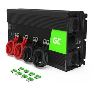 Green-Cell Spannungswandler INV10, 12V auf 230V, modifizierter Sinus, 2000W / 4000W