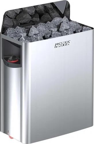 HARVIA Saunaofen The Wall SW90 9.0kW - Saunaofen mit integrierter Steuerung, kompakte Maße und ideal für kleine Saunen, benötigt nur 48x29cm Standfläche.