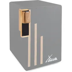 XDrum CW-S Cajon Woodblock Set - Montierbarer Holzblock mit Klettstreifen für einfachen Einsatz. Ideal für Hand- und Rod-Spiel. Beeindruckender Klang und praktisches Sparset mit Cajon-Accessory Halterung.