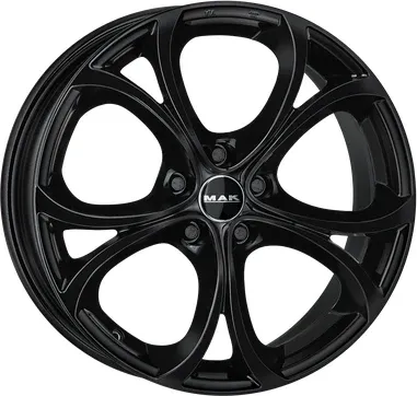 MAK LARIO 9.0Jx20 Zoll Alufelgen, gloss black - Alufelgen mit 9.0Jx20 Zoll, 5x110 Lochkreis und ET44.5, ideal für sportliche Fahrzeuge und sorgen für ein elegantes Design.