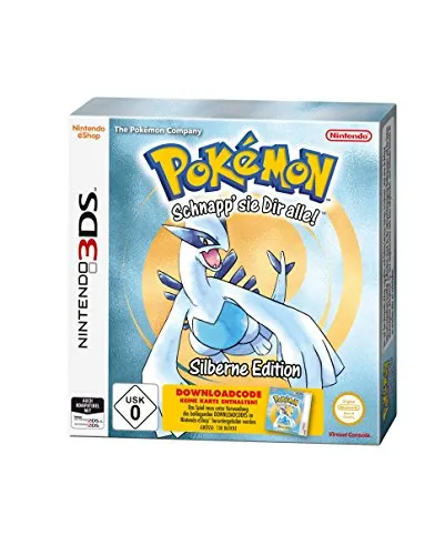 Pokémon Silber - Standard Edition (Code in der Box) - [Nintendo 3DS] - Digitale Version für Nintendo 3DS, inklusive eShop-Code für sofortigen Download und nostalgisches Gameplay der beliebten Pokémon-Reihe.