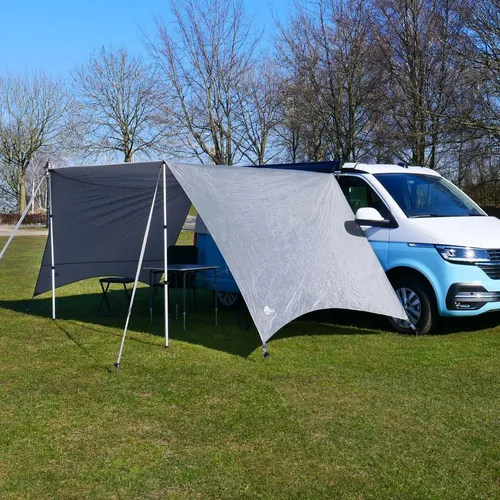 yourGEAR Vorzelt Tropea Bus Vorzelt UV 50+ Tarp Sonnensegel - Vorzelte für Wohnmobile, UV 50+ Schutz und ideal für entspannte Tage im Freien, perfekt für Bulli-Abenteuer!
