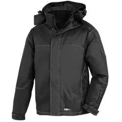 teXXor Winterjacke Aspen, gefütterte Arbeitsjacke 3XL, schwarz - Arbeitskleidung & Uniformen mit wind- und wasserabweisendem Material, warmem Steppfutter und Sturmkapuze für optimalen Schutz bei kaltem Wetter.
