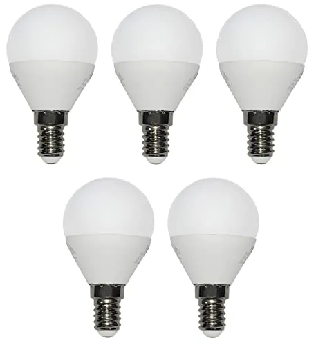 LED Lampe Energiesparlampe E14 5er Set LED Birne 5x 4 Watt 320 Lumen Kaltweiss 4000K Ersatz für 40W Lampe…